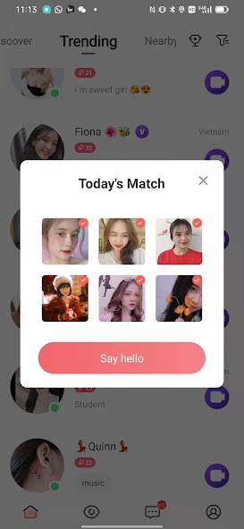 VICQ app screenshot